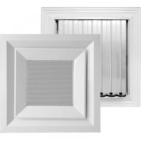 Диффузор потолочный перфорированный с клапаном 4ПП-Р